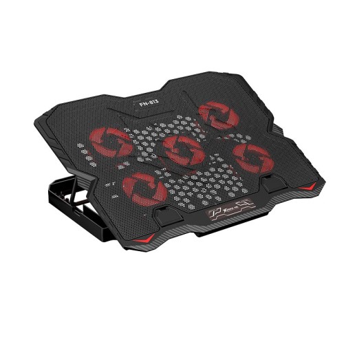 Кулер XTRIKE Me Cooling Fan FN-813 |9-15,6", 2USB, 5 Fans| black