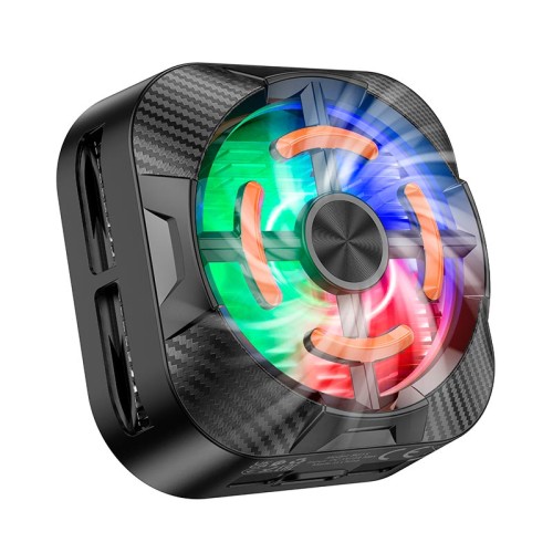 Куллер для телефона BOROFONE Travel magnetic phone radiator BG15 |LED| black