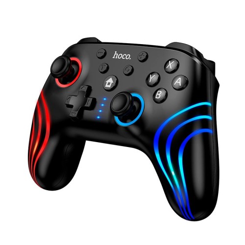 Ігровий контролер HOCO Unicorn Switch/Switch2/PC multi-function wireless game controller GA2 |8h, BT4.2, Turbo, RGB| black