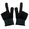 Напальчники для мобільних ігор HOCO Eagle Claw silver fiber two-finger gaming gloves GA21 black