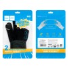Напальчники для мобільних ігор HOCO Eagle Claw silver fiber two-finger gaming gloves GA21 black