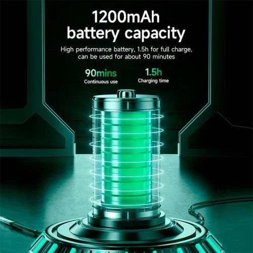 Машинка для підстрігання волосся HOCO Breeze electric hair cutter DAR03 |90min| green