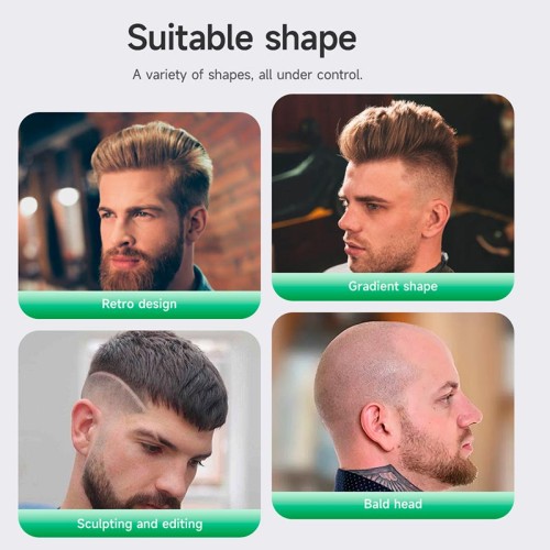 Машинка для підстрігання волосся HOCO Breeze electric hair cutter DAR03 |90min| green