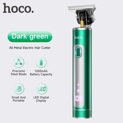 Машинка для підстрігання волосся HOCO Breeze electric hair cutter DAR03 |90min| green