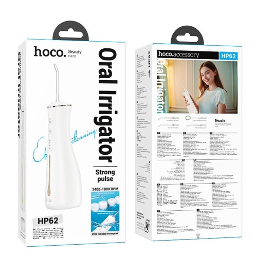 Іригатор для чистки зубів HOCO All-in-one electric oral flushing device HP62 |300ml, ipx7| white