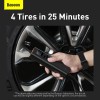 Портативний компресор для автомобіля BASEUS Super Mini Inflator Pump |30L/Min, 12V, 150psi, 3m cable| (CRCQ000001) black