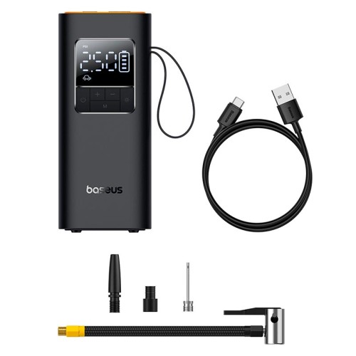 Портативний компресор для автомобіля Baseus SuperMini Pro Series Wireless Car Inflator black