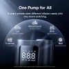 Портативний компресор BASEUS GoTrip VA1 Super Mini Wired Inflator 22-Cylinder black