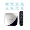 Android TV приставка Rockchip TV BOX X88 Pro |RK3318, 2GB RAM, 16GB ROM| black-silver