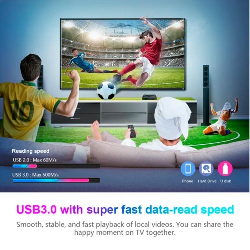 Android TV приставка Amlogic TV BOX X96x4 Air |S905X4, 4GB RAM, 64GB ROM| black