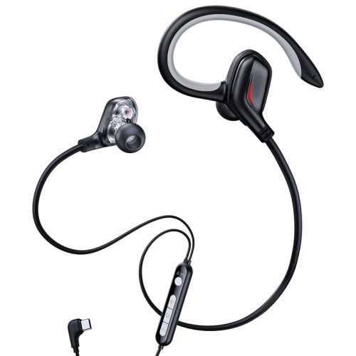 Навушники Baseus GAMO Immersive Virtual 3D Game Type - C Earphone red