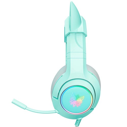 Навушники ONIKUMA Gaming CAT with LED K9 |3.5mm| green