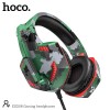 Навушники НОСО Gaming headphones Hi-Res ESD08 Camouflage-Green