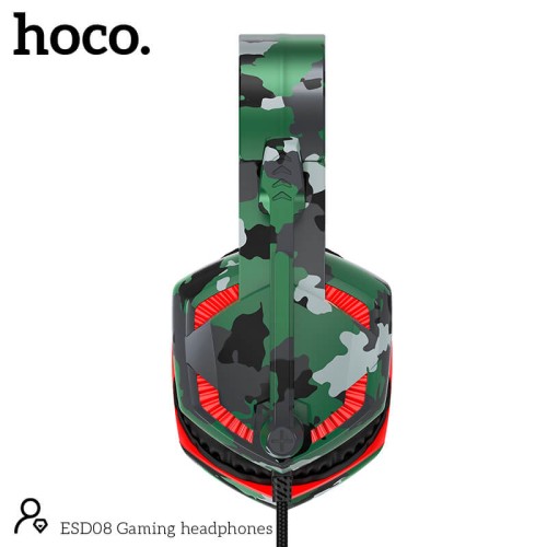 Навушники НОСО Gaming headphones Hi-Res ESD08 Camouflage-Green