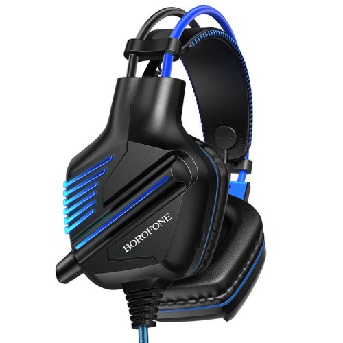Навушники BOROFONE Gaming LED Racing headphones Hi-Res BO101 black-red