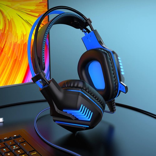 Навушники BOROFONE Gaming LED Racing headphones Hi-Res BO101 black-red
