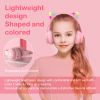 Навушники ONIKUMA Bluetooth Gaming CAT with LED B90 pink