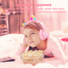 Навушники ONIKUMA Bluetooth Gaming CAT with LED B90 pink