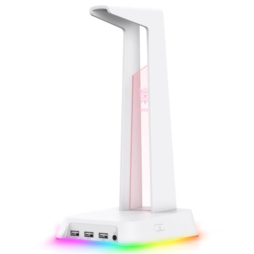 Тримач навушників Onikuma RGB Gaming ST-2 |3USB, AUX| black