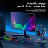 Тримач навушників Onikuma RGB Gaming ST-2 |3USB, AUX| pink