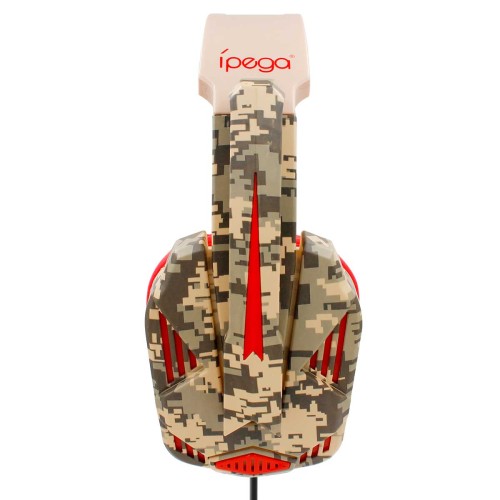Навушники iPega Gaming PG-R005 |3.5mm, Noice Reduction| Comouflage-Red