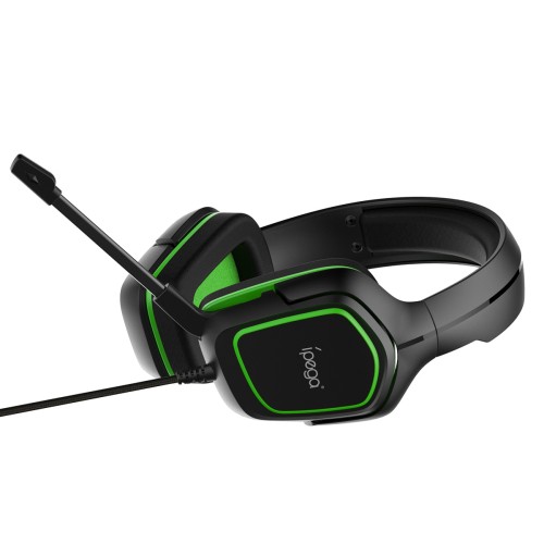 Навушники iPega Gaming PG-R006G |3.5mm, Noice Reduction| black-green