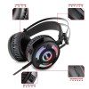 Навушники iPega Gaming with RGB LED PG-R008 |3.5mm, Noice Reduction| black