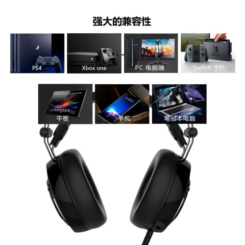 Навушники iPega Gaming with RGB LED PG-R008 |3.5mm, Noice Reduction| black