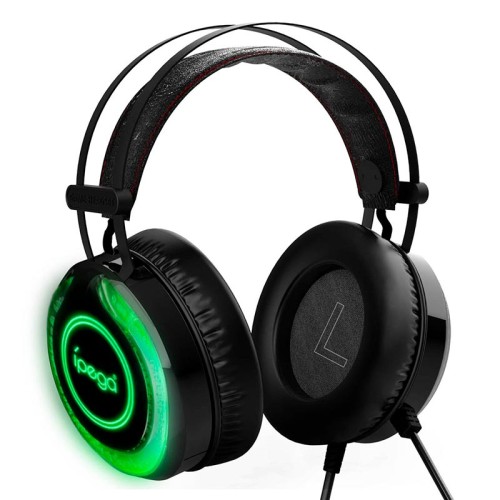 Навушники iPega Gaming with RGB LED PG-R015 Gaming headset |3.5mm, Noice Reduction| black-red