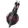 Навушники HOCO gaming Cool tour  headphones LED W102 black-blue