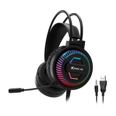 Навушники XTRIKE ME wired headset GH-510S |3.5mm*1+USB, RGB| black
