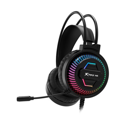 Навушники XTRIKE ME wired headset GH-510S |3.5mm*1+USB, RGB| black