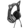 Навушники HOCO Cute cat luminous cat ear gaming headphones W107 elf