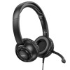 Навушники HOCO Pure headphones W112 |Omnidirectional microphone| black