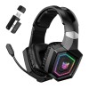 Навушники Onikuma Wireless Gaming Headset Headworn GT806 |BT5.4/2.4G, Type-C, 10-100H, RGB| black