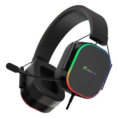 Навушники XTRIKE ME wired headset GH-606 |3.5mm*1+USB, RGB| black