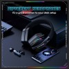 Навушники Onikuma Tri Mode gaming headphones GT826 |BT5.4/2.4G/Type-C, 15/80H, RGB| black