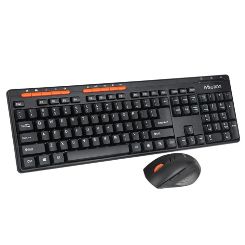 Набір Combo MEETION 2in1 Keyboard/Mouse Wireless 2.4G MT-4100 |Eng/ru розгортка| black