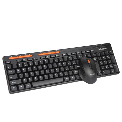 Набір Combo MEETION 2in1 Keyboard/Mouse Wireless 2.4G MT-4100 |Eng/ru розгортка| black