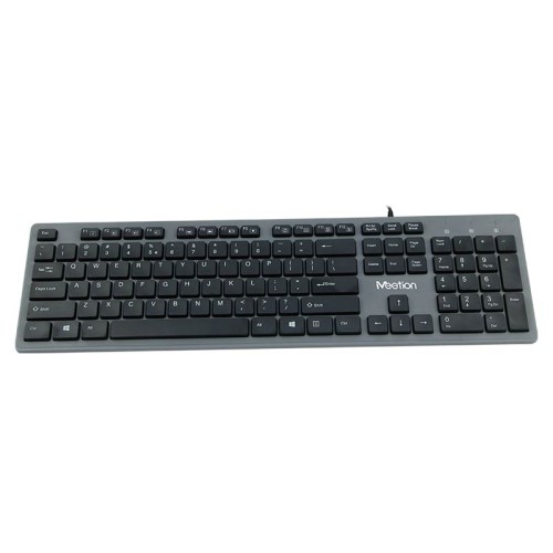 Клавіатура Meetion USB Standard Chocolate Ultrathin Keyboard K841 |Ukr/ru/EN розгортка| black
