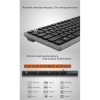 Клавіатура Meetion USB Standard Chocolate Ultrathin Keyboard K841 |Ukr/ru/EN розгортка| black