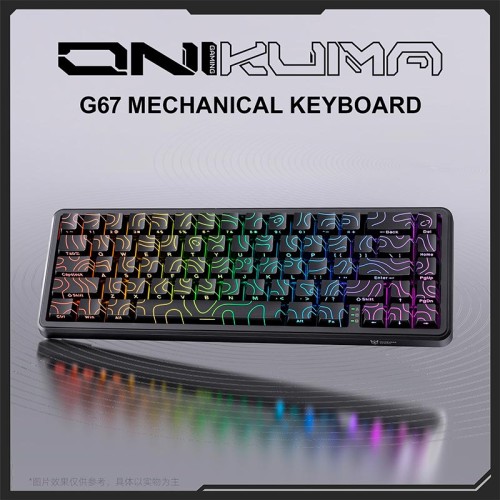 Клавіатура Onikuma USB With ARGB Wired Mechanical Keyboard 67 Keys G67 |ENG Layouts| black