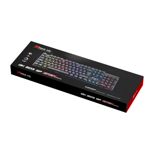 Клавіатура XTRIKE ME mechanical wired keyboard GK-803 |104 Keys, RGB, EN Layout| black