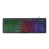 Клавіатура XTRIKE ME wired keyboard KB-309 BK |100 Keys, RGB, EN Layout| black