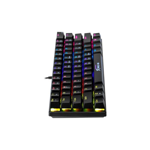 Ігрова клавіатура XTRIKE ME mechanical wired keyboard GK-916 ENG Layots |61keys, Red Switch| black