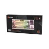 Ігрова клавіатура Meetion Tri-Mode RGB Backlit Mechanical Keyboard MK14 |BT5.0/2.4G/Wired| (Укр/рос/Англ розгортка) white
