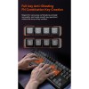 Ігрова клавіатура Meetion Tri-Mode RGB Backlit Mechanical Keyboard MK14 |BT5.0/2.4G/Wired| (Укр/рос/Англ розгортка) white
