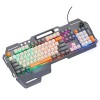 Клавіатура HOCO Wired metal cover gaming keyboard DI98 |RGB, 104 Keys| (UA/ru/EN розгортка) black