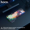 Клавіатура HOCO Wired metal cover gaming keyboard DI98 |RGB, 104 Keys| (UA/ru/EN розгортка) black