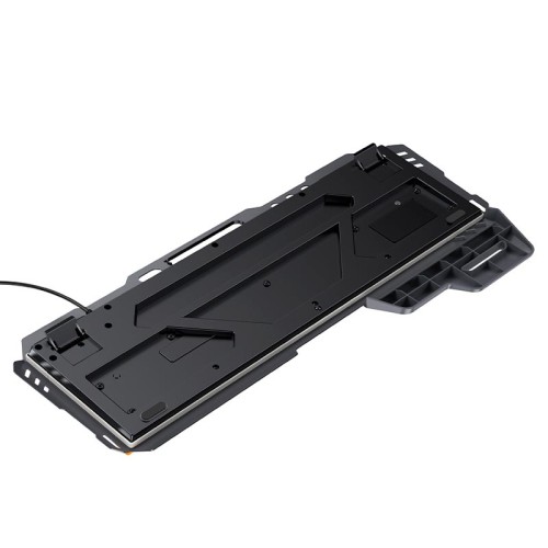 Клавіатура HOCO Wired metal cover gaming keyboard DI98 |RGB, 104 Keys| (UA/ru/EN розгортка) black